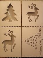 4 stuks kerstlamp in frame, Ophalen of Verzenden, Nieuw