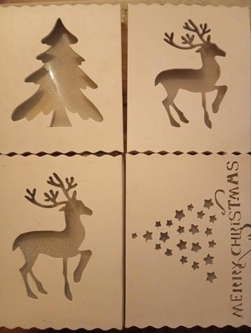 4 stuks kerstlamp in frame  beschikbaar voor biedingen