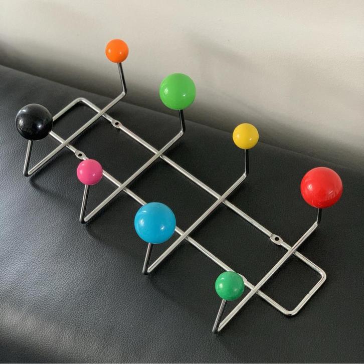 Spoetnik kapstok gekleurde ballen sputnik vintage space age, Huis en Inrichting, Woonaccessoires | Kapstokken, Zo goed als nieuw
