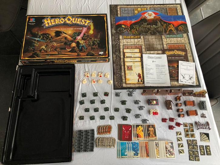 Heroquest - bordspel, Hobby en Vrije tijd, Gezelschapsspellen | Bordspellen, Gebruikt, Ophalen of Verzenden