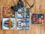 Ps3 games en controler (met oplaad kabel), Spelcomputers en Games, Spelcomputers | Sony PlayStation 3, Ophalen of Verzenden, Zo goed als nieuw