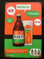 VEDETT biermerk reclamebord, Ophalen of Verzenden, Nieuw, Reclamebord, Plaat of Schild, Overige merken