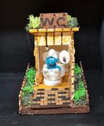 Miniatuur Smurfen poep bos hut WC. Miniaturen, Ophalen, Verschillende Smurfen