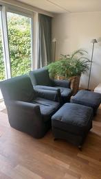Antraciete fauteuils, Huis en Inrichting, Fauteuils, Ophalen, Zo goed als nieuw, 75 tot 100 cm