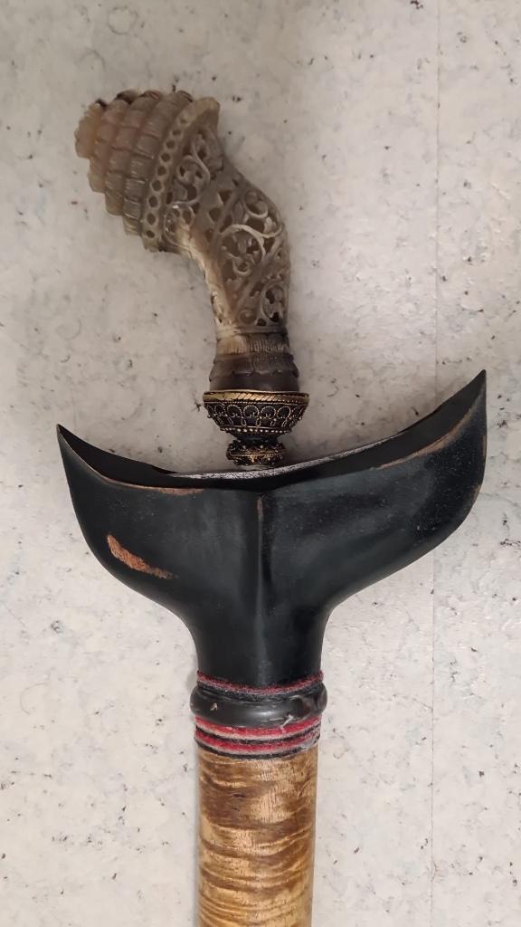 Sumatraanse Panjang Keris Kris of Keris bahari lemmet 66cm, Antiek en Kunst, Kunst | Niet-Westerse kunst, Ophalen
