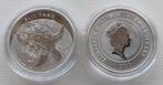 Zilveren 1 oz Fiji Tacu turtle 2011., Ophalen of Verzenden, Losse munt, Zilver