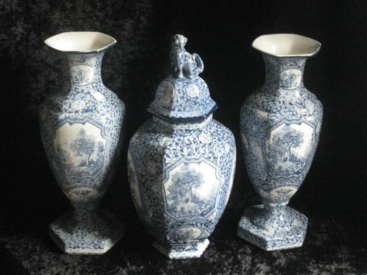 Villeroy & Boch Bonn Flamand Aardewerk Kaststel 3 Delig, Antiek en Kunst, Antiek | Keramiek en Aardewerk, Ophalen