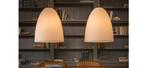 3x Formadri hanglamp bell dome kayra-calice 50 kunststof wit, Ophalen, Kunststof, 50 tot 75 cm, Formadri Rovedesign