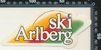 Sticker: Arlberg Ski, Ophalen of Verzenden, Zo goed als nieuw, Sport
