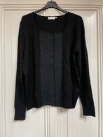 Witteveen zwart vest-blouse maat XL/XXL, Zwart, Maat 46/48 (XL) of groter, Ophalen of Verzenden, Zo goed als nieuw