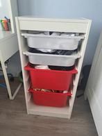 Trofast kast ladekast Ikea wit met bakken, Huis en Inrichting, Kasten | Ladekasten, Ophalen, 50 tot 100 cm, Zo goed als nieuw