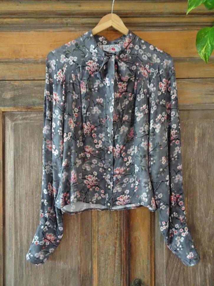 Top Vintage Miss Candyfloss blouse maat S, Kleding | Dames, Blouses en Tunieken, Zo goed als nieuw, Maat 36 (S), Ophalen of Verzenden