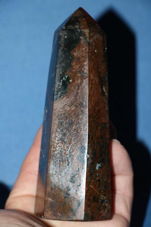 Obelisk Ocean jasper, Sieraden, Tassen en Uiterlijk, Edelstenen, Nieuw, Verzenden