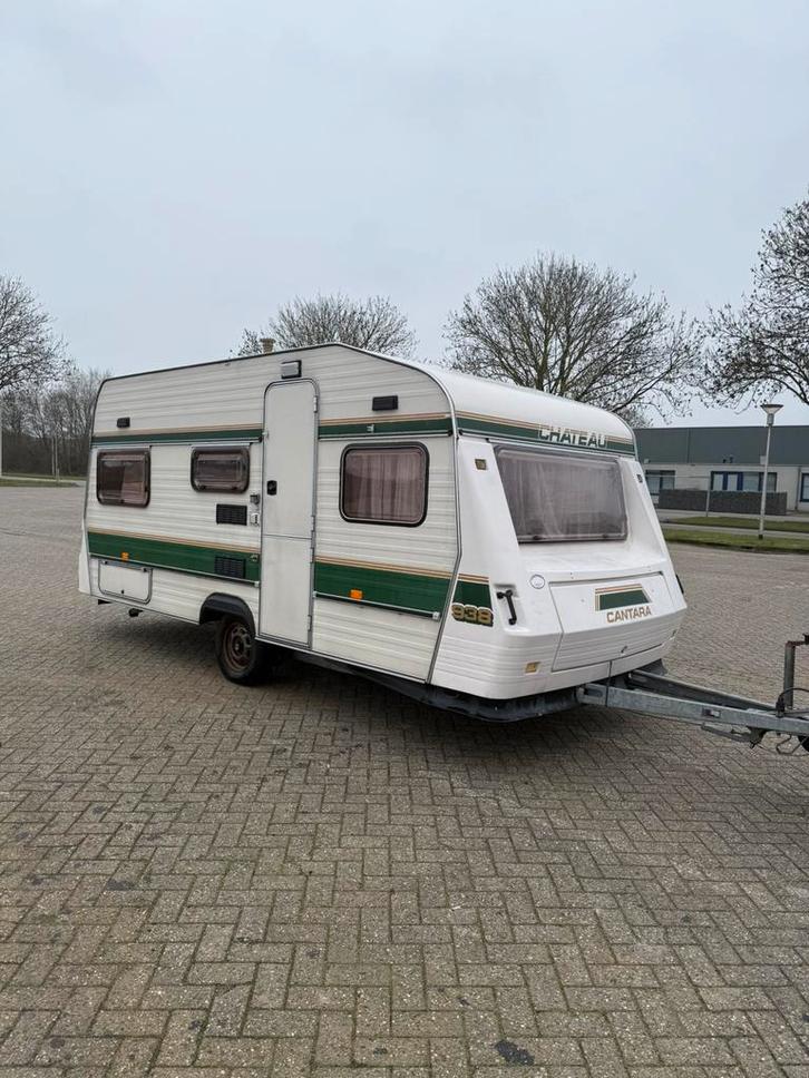 Chateau Cantara 938 1984 LEES TEKST !, Caravans en Kamperen, Caravans, Bedrijf, tot en met 4, Rondzit, Chateau, Vast bed, Luifel