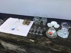 Soeplepel - placemats - servetringen - likeurglaasjes etc., Antiek en Kunst, Ophalen of Verzenden