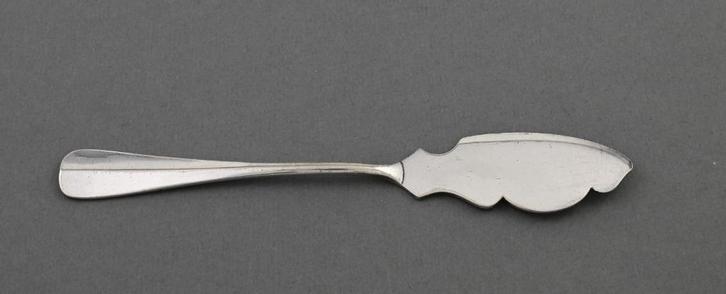 botermesje Hollands Glad verzilverd WMFN 1/0 (begin 1900), Antiek en Kunst, Antiek | Bestek, Verzenden