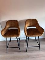 2 barkrukken, Huis en Inrichting, Barkrukken, 2 krukken, Ophalen, Zo goed als nieuw, 60 tot 90 cm