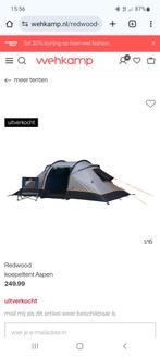 Redwood Aspen Koepeltent - Zo goed als nieuw!, Ophalen, Zo goed als nieuw, Tot en met 2