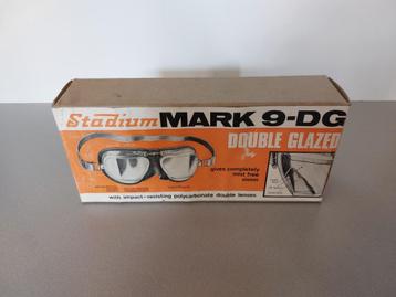 Vintage STADIUM mark 9-DG Motor / Auto / Vliegeniers Bril beschikbaar voor biedingen