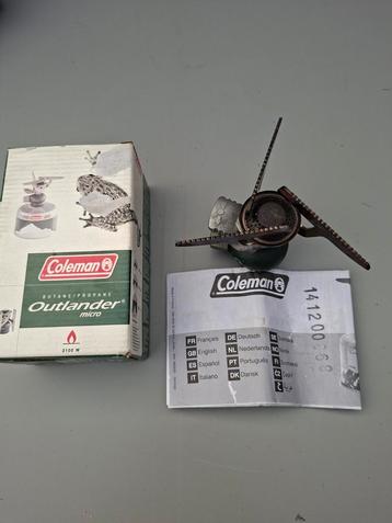 Coleman brander,stove. Coleman Outlander micro stove beschikbaar voor biedingen