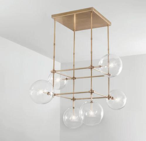 Schwung Soap 6DT (np. €5.400!!), Huis en Inrichting, Lampen | Hanglampen, Zo goed als nieuw, Minder dan 50 cm, Glas, Metaal, Ophalen of Verzenden