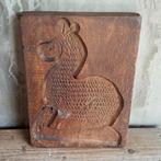 Oude houten speculaasplank koekplank 37x26x4cm *Etage3*, Huis en Inrichting, Gebruikt, ., Ophalen of Verzenden, .
