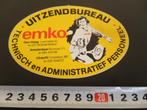 sticker EMKO uitzendbureau Den Haag Amsterdam Utrecht, Ophalen, Zo goed als nieuw