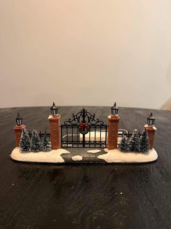 Intratuin Kerstdorp park hek, Diversen, Kerst, Zo goed als nieuw, Ophalen