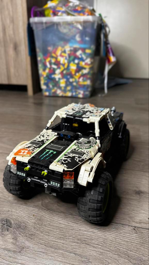 Lego Jeep op Afstandbediening - Technic, Kinderen en Baby's, Speelgoed | Duplo en Lego, Gebruikt, Lego, Ophalen of Verzenden