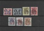 Nederland 1923, NVPH 114 t/m 120, Gestempeld., Verzenden, T/m 1940, Gestempeld