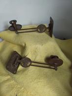 9433) set Piano zwenkarm kandelaars, Antiek en Kunst, Antiek | Kandelaars, Ophalen of Verzenden, Koper of Brons