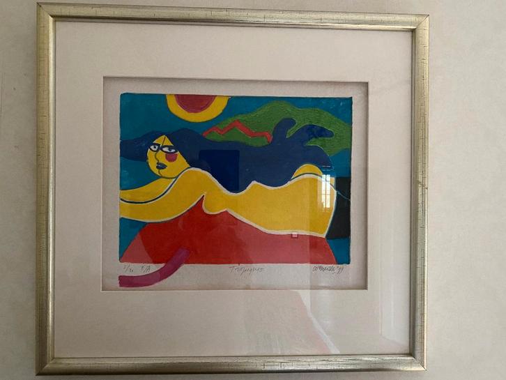 Aquaprint Corneille "Tropiques" Prachtwerk - Zeldzaam, Antiek en Kunst, Kunst | Litho's en Zeefdrukken, Ophalen