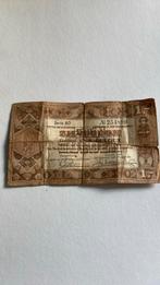 Zilverbon 1938 waarde 1 gulden, Los biljet, 1 gulden, Ophalen of Verzenden
