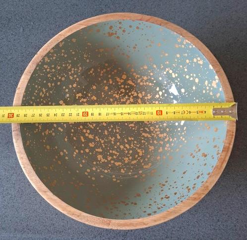 Schaal of kom Mango hout, Huis en Inrichting, Woonaccessoires | Schalen en Manden, Nieuw, Schaal, Rond, Hout, Ophalen