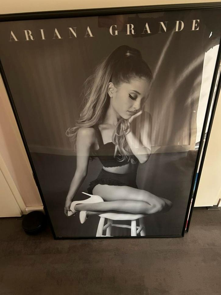 Fotolijst/Posterlijst 2 stuks zwart, Huis en Inrichting, Woonaccessoires | Lijsten, Zo goed als nieuw, 75 cm of meer, Kunststof