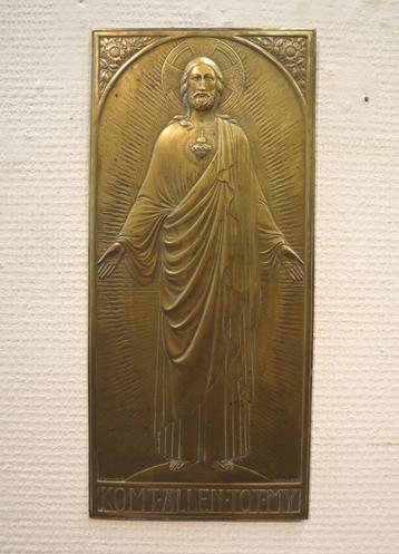Bronzen plaquette Christus, Esser Weert  beschikbaar voor biedingen