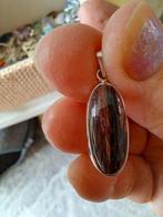 Zwarte rutiel echt zilver, Sieraden, Tassen en Uiterlijk, Zwart, Heer, Ophalen of Verzenden, Zo goed als nieuw