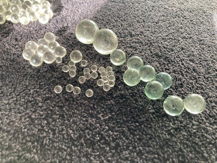 glasbollen glazen knikkers in verschillende afmetingen, Hobby en Vrije tijd, Overige Hobby en Vrije tijd, Nieuw, Ophalen of Verzenden