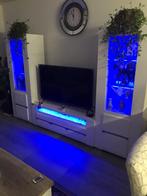 TV-meuble Elegance Wit.Incl led Verlichting, Ophalen, Elegance, Eikenhout, 50 tot 100 cm
