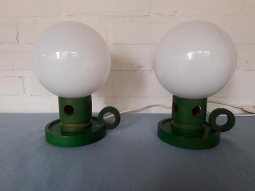 Vintage retro tafellamp, nachtkastlamp Design jaren 60-70., Huis en Inrichting, Lampen | Tafellampen, Zo goed als nieuw, Minder dan 50 cm