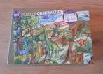 Djeco puzzel observatie Dinosaurus, Ophalen of Verzenden, Meer dan 50 stukjes, Zo goed als nieuw, 4 tot 6 jaar