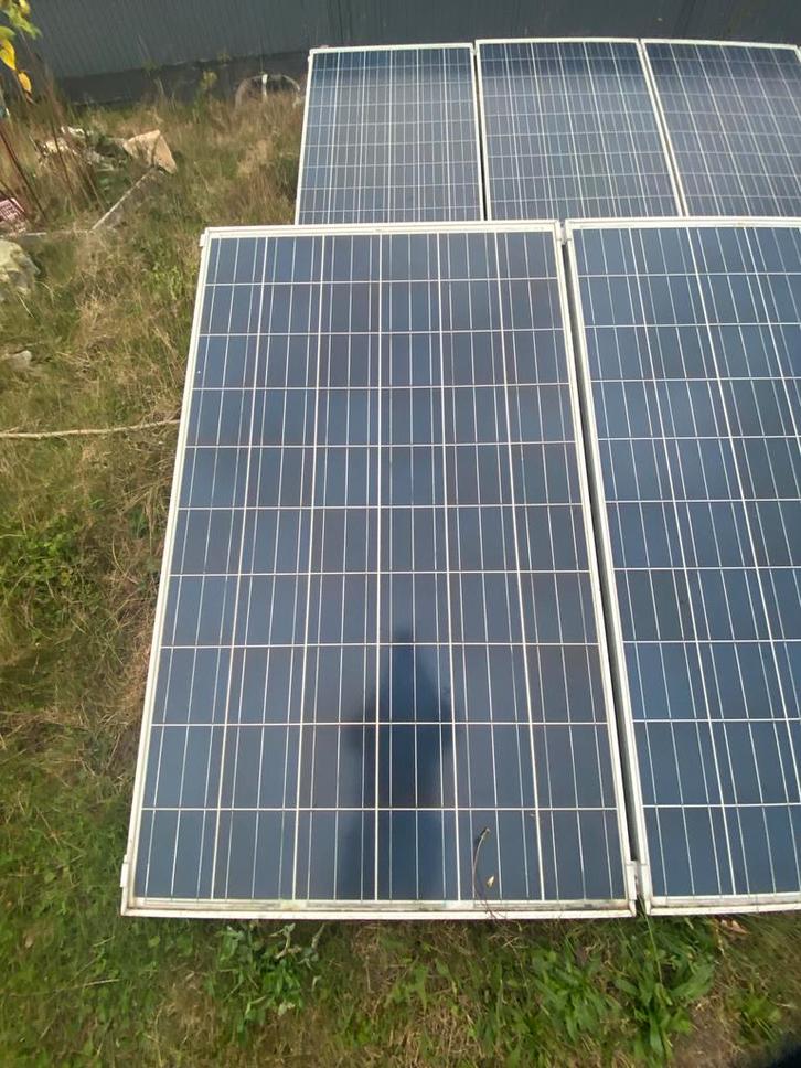 Gebruikte zonnepanelen 30 stuks 245Wp inclusief bekabeling, Doe-het-zelf en Verbouw, Elektra en Kabels, Gebruikt, Overige typen