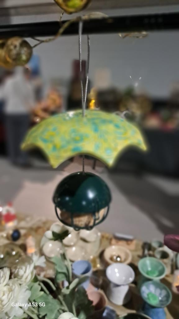 Vogelvoederhuisje in Paraplu Vorm, Ophalen of Verzenden, Gebruikt