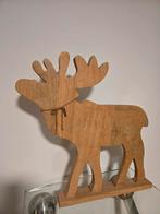Houten Eland Ornament -  Beukenhout, Ophalen of Verzenden, Zo goed als nieuw