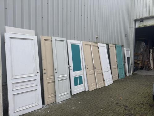 Prachtige set antieke paneeldeuren, Doe-het-zelf en Verbouw, Deuren en Horren, Zo goed als nieuw, Binnendeur, Hout