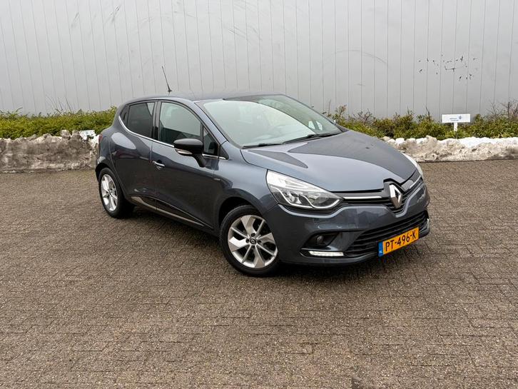 Renault Clio Energy TCe 90pk Eco2 S&S 2017 Grijs, Auto's, Renault, Bedrijf, Clio, Airbags, Cruise Control, Elektrische buitenspiegels