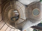 Spiegels Ibiza boho rotan style Lodes 5, Ophalen, Rond, Zo goed als nieuw, Minder dan 100 cm