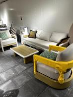 Tuinset geel, Tuin en Terras, Tuinsets en Loungesets, 5 zitplaatsen, Ophalen of Verzenden, Bank, Loungeset