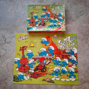 Puzzel smurfen muziek  beschikbaar voor biedingen