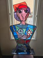 Tiffany Kunst Torso - Man/ vrouw in 1 - 95x50cm, Ophalen of Verzenden